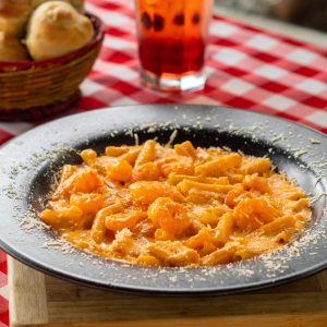 Brunello con Camarones