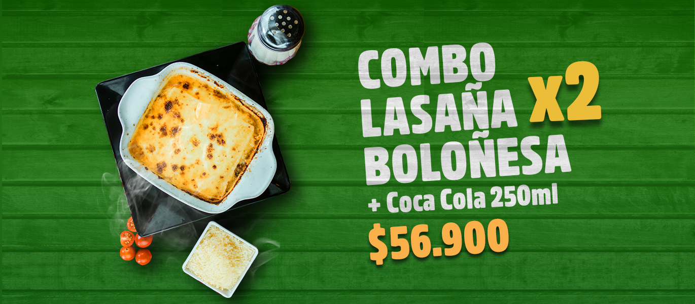 Combo Lasaña Boloseña